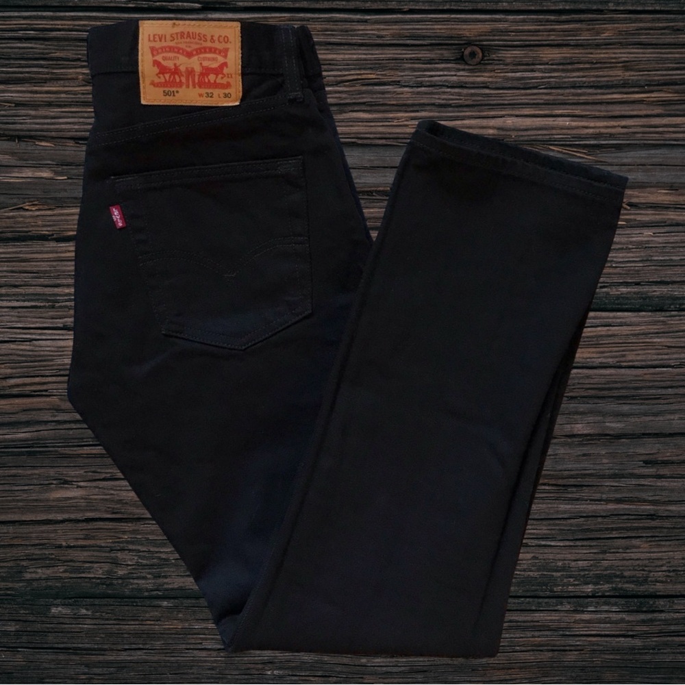 Levi’s 501 Men’s Black Jeans 32W 30L